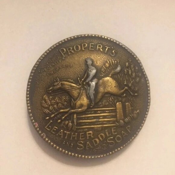 Propert's Leather & Saddle Soap Metal Belt Buckle - Picture 1 of 2